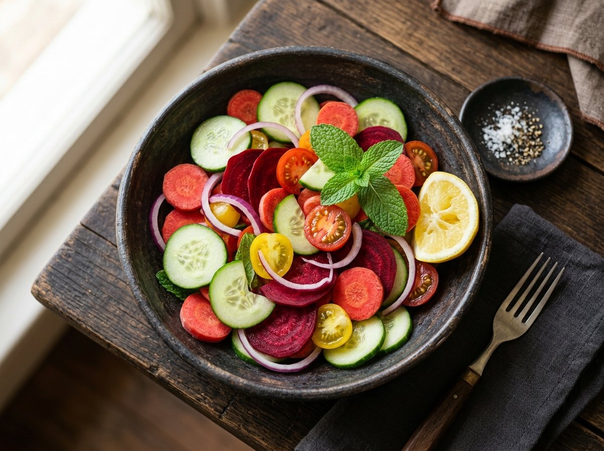 Fresh Veg Salad - Fresh Roots Tiffin Services